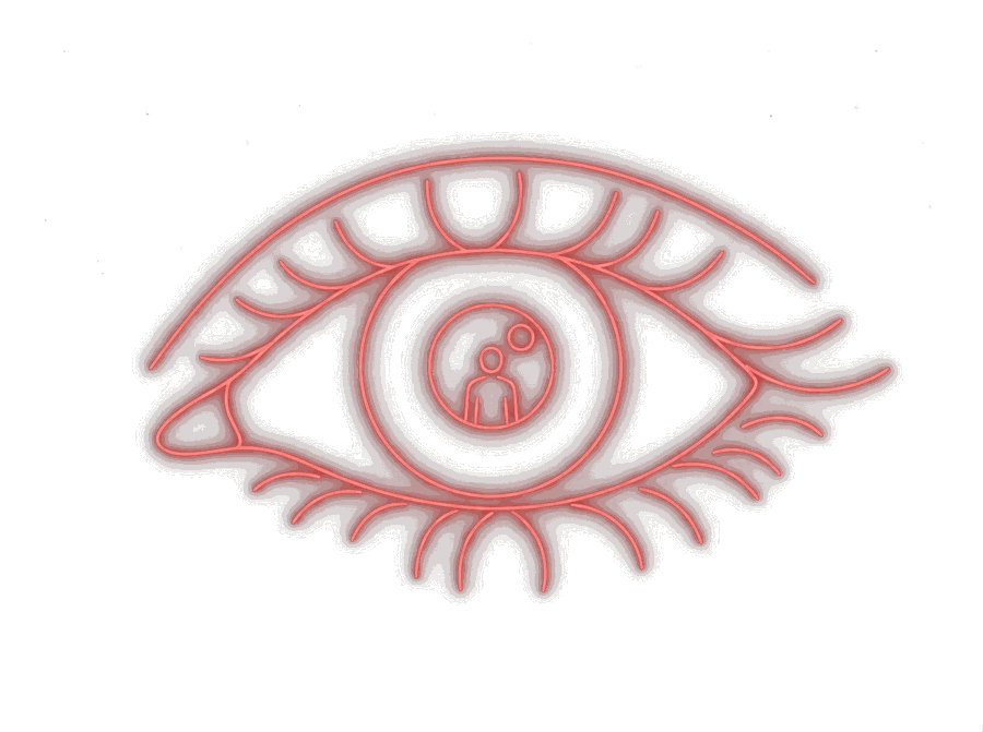 Ojo neón: te ven